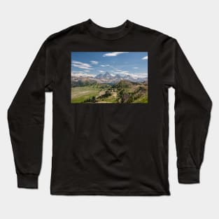 Different View of Tetons Long Sleeve T-Shirt